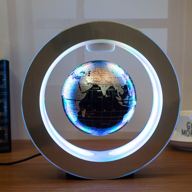 Runde LED Weltmappe schwebender Globus Magnetische Levitation Licht