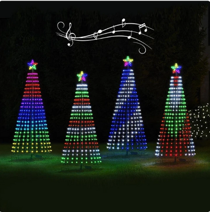 Multi Color LED Lichter für Draußen Weihnachtsbaum Lichter Decoration