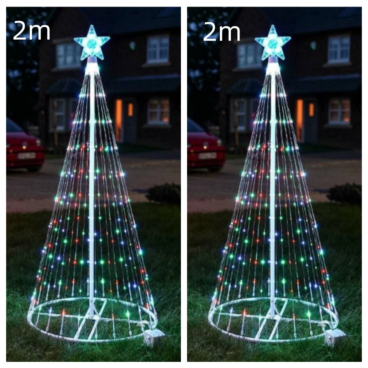 Multi Color LED Lichter für Draußen Weihnachtsbaum Lichter Decoration