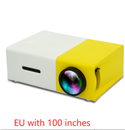 Tragbarer 3D mini Projektor in HD Led Hauskino  HDMI-verträglich Usb Audio Projektor